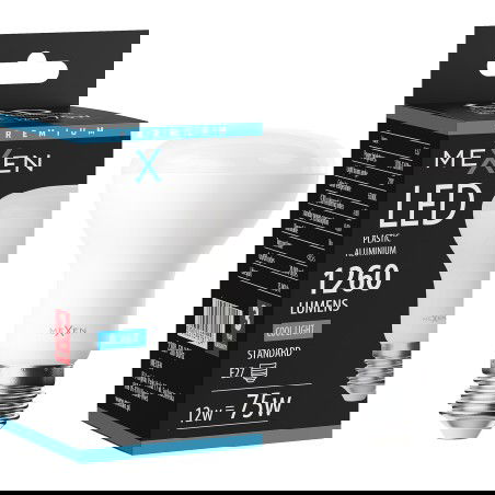 Mexen Nova LED lemputė E27, R63, 12W, šalta - 6500K, 1260 lm - L104-E27-1265-01