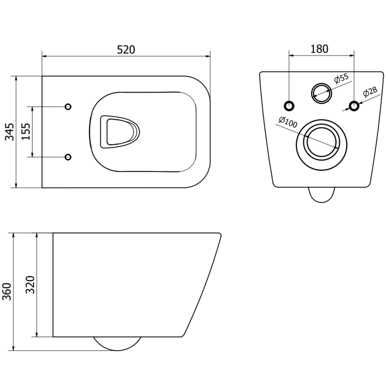 Mexen Cube potinkinis WC rinkinys, Fenix Slim rėmas su WC dubeniu ir lėtai nuleidžiama dangtimi, baltas blizgus - 61030924000