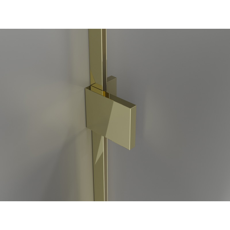 Mexen Lunar L Dviguba dušo kabina, atsidarančios dešinės durys 110 x 85 cm, skaidri, aukso spalvos - 834L-110P-085L-50-00