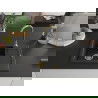Mexen Enzo vienguba granitinė plautuvė su džiovykle 576 x 465 mm, Juoda/Auksinė metallic, sifonas Auksinė - 6506571005-75-G
