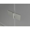 Mexen Lunar L Duo dešinysis dušo kabinas 120 x 90 cm, skaidrus, šlifuotas nikelis - 834L-120P-090L-97-00