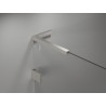 Mexen Lunar L Duo dešinysis dušo kabinas 120 x 90 cm, skaidrus, šlifuotas nikelis - 834L-120P-090L-97-00