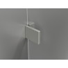 Mexen Lunar L Duo dešinysis dušo kabinas 120 x 90 cm, skaidrus, šlifuotas nikelis - 834L-120P-090L-97-00