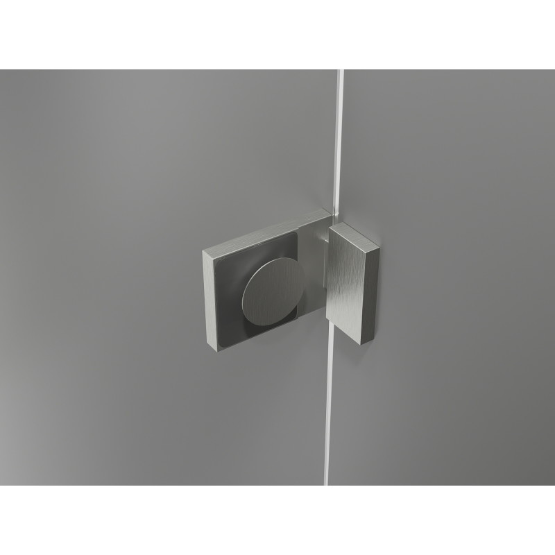 Mexen Lunar L Duo dešinysis dušo kabinas 120 x 90 cm, skaidrus, šlifuotas nikelis - 834L-120P-090L-97-00