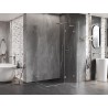 Mexen Lunar L Duo dešinysis dušo kabinas 120 x 90 cm, skaidrus, šlifuotas nikelis - 834L-120P-090L-97-00