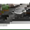 Mexen Mario dviguba granitinė plautuvė 820 x 436 mm, Juoda/Auksinė metallic, sifonas Juoda - 6504822000-75-B