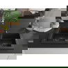Mexen Mario dviguba granitinė plautuvė 820 x 436 mm, Juoda, sifonas Juoda - 6504822000-77-B
