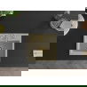 Mexen Milo vienguba granitinė plautuvė 435 x 410 mm, Smėlio spalvos, sifonas Auksinė - 6505441000-69-G