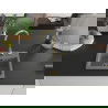 Mexen Milo vienguba granitinė plautuvė 435 x 410 mm, Pilka, sifonas Auksinė - 6505441000-71-G