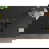 Mexen Milo vienguba granitinė plautuvė 435 x 410 mm, Juoda, sifonas Juoda - 6505441000-77-B