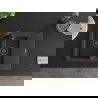 Mexen Gaspar pusantrinė granitinė plautuvė su džiovykle 737 x 475 mm, Juodai dėmėtas, sifonas Juoda - 6507731505-76-B