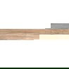 Mexen Indica Smėlio spalvos glazūruotas rekt. G1, medžio imitacijos grindų ir sienų plytelė 120 x 20 cm, matinė