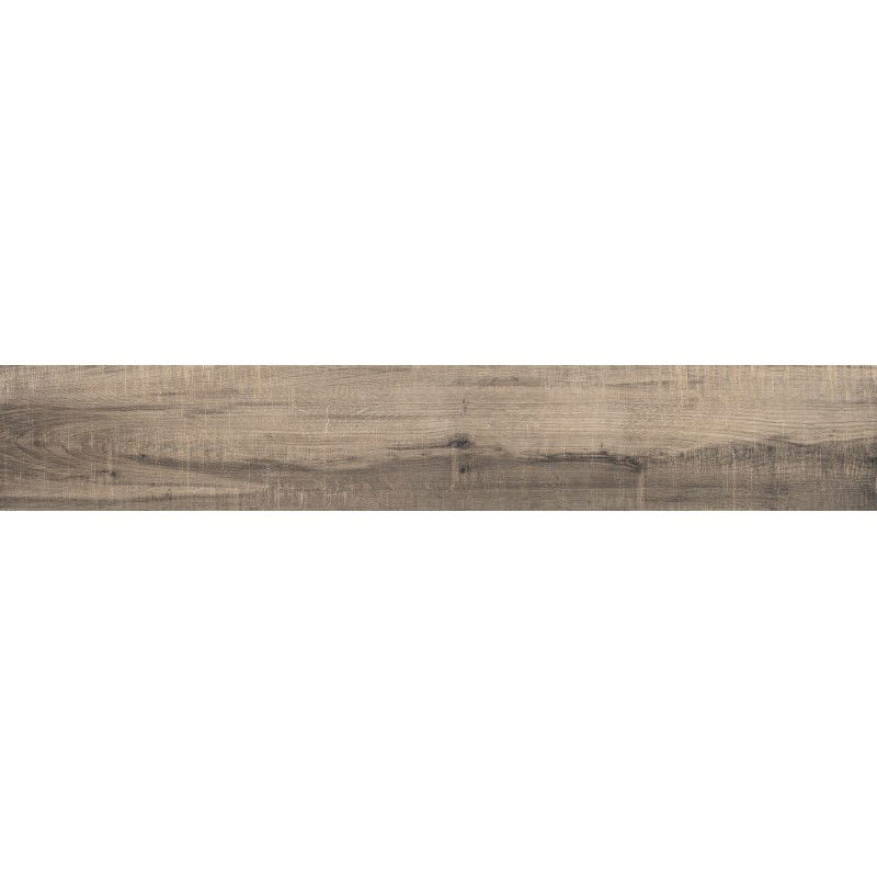 Mexen Indica Juodas glazūruotas rekt. G1, medžio imitacijos grindų sieninė plytelė 120 x 20 cm, matinė - TL604-120-020-01