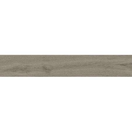 Mexen Lichi  Pilka glazūruota rektifikacija G1, medį primenanti grindų-sienų plytelė 120 x 20 cm, matinė