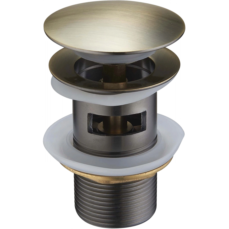 Mexen užkemšamas kamštis klik-klak apvalus su persipylimu, antikinis žalvaris - 79920-40