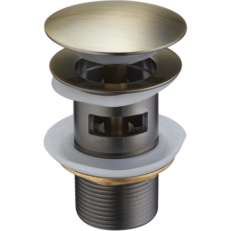 Mexen užkemšamas kamštis klik-klak apvalus su persipylimu, antikinis žalvaris - 79920-40