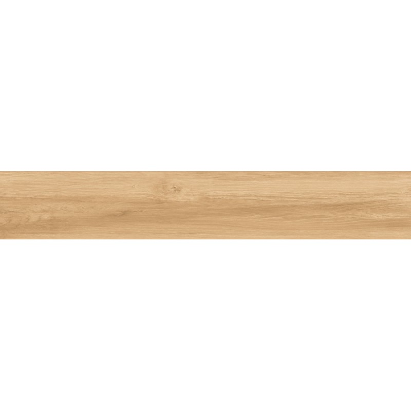 Mexen Meranti Smėlio spalvos glazūruotas gresas rekt. G1, medienos imitacijos grindų ir sienų plytelė 120 x 20 cm, matinė