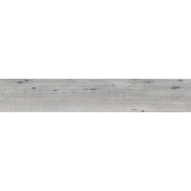 Mexen Cristopher Pilkas glazūruotas gres rekt. G1, medžio imitacijos grindų-sienų plytelė 120 x 20 cm, graviravimas