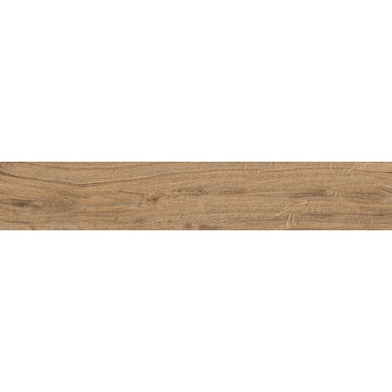 Mexen Wood Ville Rudas glazūruotas rektuotas G1 plytelė, medžio imitacija grindų ir sienų 120 x 20 cm, raižyta