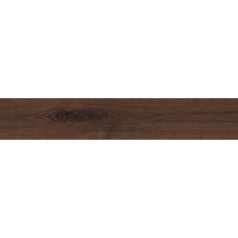 Mexen Wood Ville Cherry glaistyta rektifikuota G1, medžio imitacijos grindų ir sienų plytelė 120 x 20 cm, raižytas