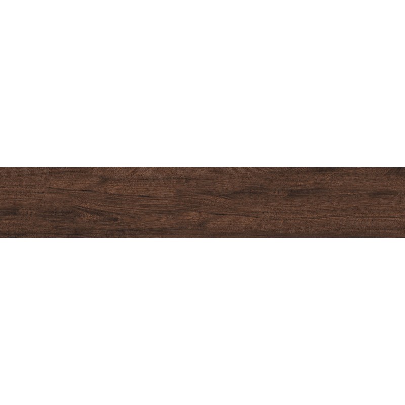 Mexen Wood Ville Cherry glaistyta rektifikuota G1, medžio imitacijos grindų ir sienų plytelė 120 x 20 cm, raižytas