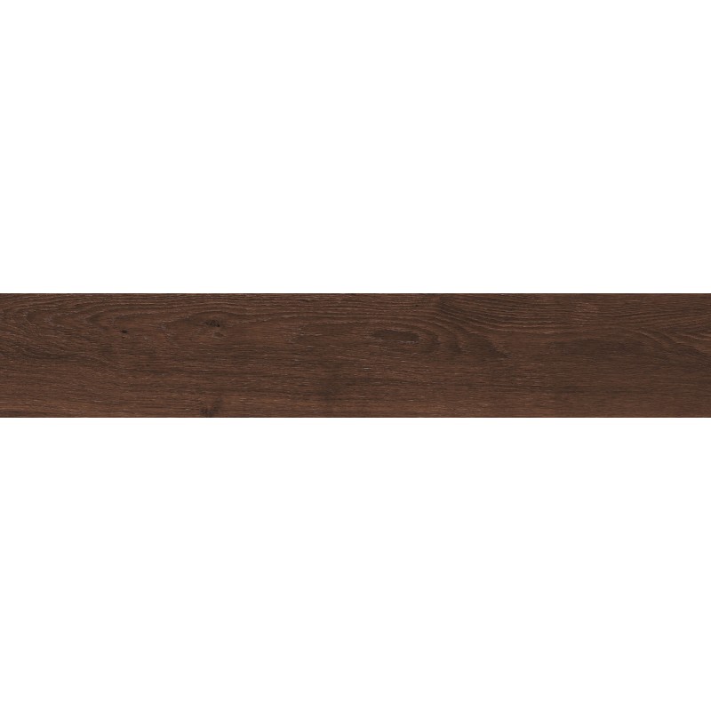 Mexen Wood Ville Cherry glaistyta rektifikuota G1, medžio imitacijos grindų ir sienų plytelė 120 x 20 cm, raižytas
