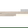 Mexen Wood Ville Gris gresas glazūruotas rekty. G1, medieną imituojanti grindų ir sienos plytelė 120 x 20 cm, raižytas