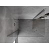 Mexen Mist-B Duo pakreipiama dušo kabina 75 x 70 cm, permatoma, chromuota - 8A2-075-070-01-00