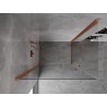 Mexen Mist-B Duo atveriama dušo kabina 100 x 75 cm, permatoma, šlifuota vario spalva - 8A2-100-075-65-00