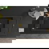 Mexen Elias granito kriauklė 1-skyrelio su nusausinimo vieta 795 x 480 mm, juoda/auksinis metalikas, auksinis sifonas - 6511791?