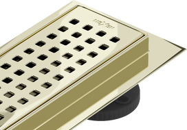 Mexen Flat 360° M08 linijinis auksinis drenažas 50 cm, pasukamas - 1525050-40