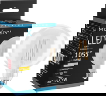 Mexen Vintis LED E27, G125, 8W, Šiltas - 2700K, 1055 lm, skaidrus filamentinė lemputė - L158-E27-0827-00