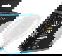 Mexen Vintis LED siūlelio lemputė E27, G125, 6W, Neutralus - 4000K, 720 lm, skaidrus - L158-E27-0640-00