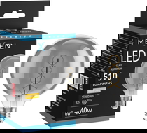 Mexen Vintis LED gijų spiralės lemputė E27, G95, 6W, Šilta - 2700K, 510 lm, tamsintas - L167-E27-0627-70