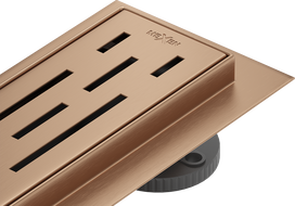 Mexen Flat 360° M01 pasukamas linijinis nutekėjimas 70 cm, šlifuota varis - 1C20070-40