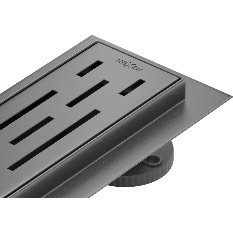 Mexen Flat 360° M01 pasukamas linijinis trapas 60 cm, šepetinis pilka ginklų spalva - 1E20060-40