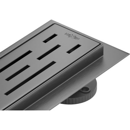 Mexen Flat 360° M01 sukamasis linijinis nubėgimas 100 cm, šlifuota ginkluotės pilka - 1E20100-40