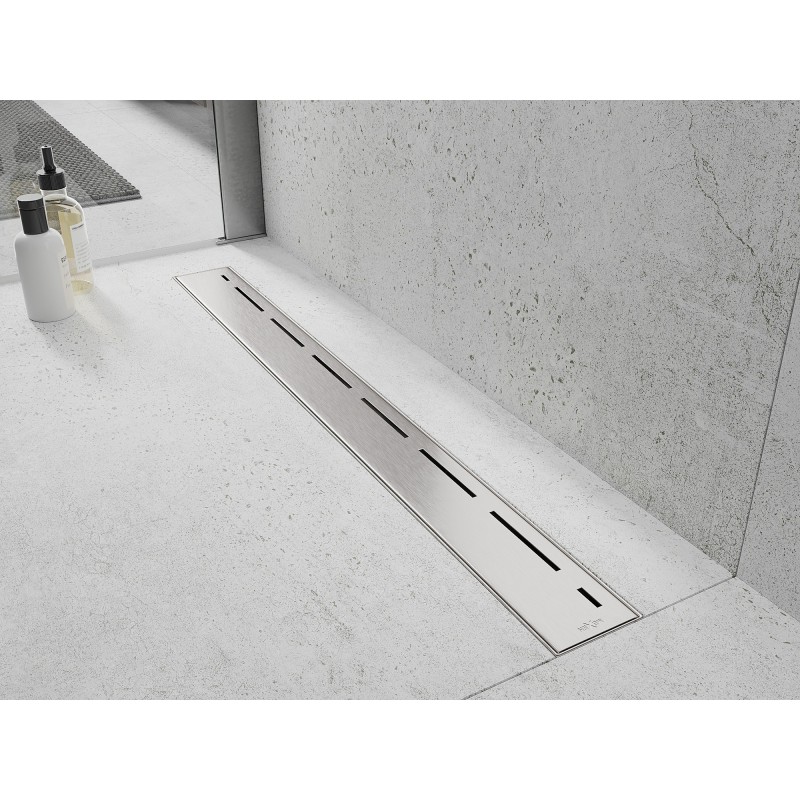 Mexen Flat M03 dangtelis linijiniam drenažui 80 cm, inox - 1022080