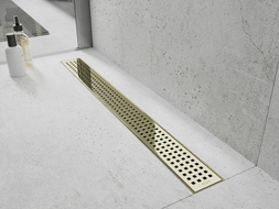 Mexen Flat M08 dangtelis linijiniam nutekėjimui 60 cm, auksinis - 1525060