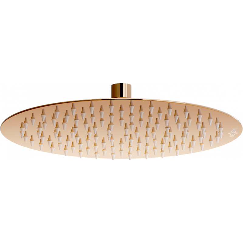 Mexen Slim lietaus dušo galvutė 25 cm, rožinis auksas - 79225-60
