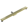 Mexen Flat M08 linijinis nutekėjimas 80 cm, šlifuotas auksinis - 1A25080-15
