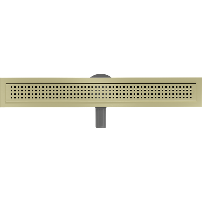 Mexen Flat 360° M08 linijinis nuotekų latakas, apsukamas 70 cm, auksinis šlifuotas - 1A25070-40