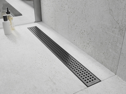 Mexen Flat M08 linijinis nutekėjimas 80 cm, matinė pilka šlifuota - 1E25080-15