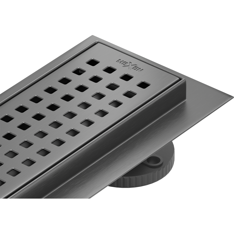 Mexen Flat 360° M08 linijinis 60 cm nutekamasis latakas, pilkai šepetuotas - 1E25060-40