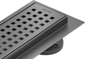 Mexen Flat 360° M08 linijinis 60 cm nutekamasis latakas, pilkai šepetuotas - 1E25060-40