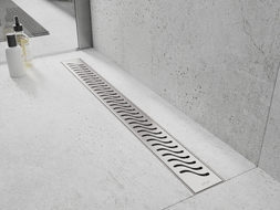 Mexen Flat M09 linijinio nutekamzdžio dangtelis 50 cm, inox - 1028050