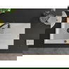 Mexen Cesar vienguba granitinė plautuvė su džiovykle 775 x 470 mm, Balta, sifonas Juoda - 6514771010-20-B