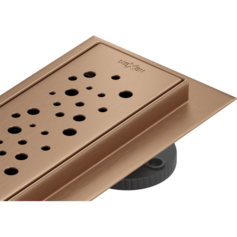 Mexen Flat M12 linijinis drenažas 70 cm, šlifuota varis - 1C21070-15