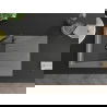 Mexen Cesar vienguba granitinė plautuvė su džiovykle 775 x 470 mm, Pilka, sifonas Juoda - 6514771010-71-B