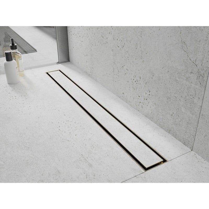 Mexen Flat M13 dvipusis dangtelis 2in1 linijiniam nutekėjimui 90 cm, auksinis - 1519090